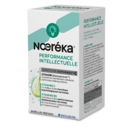 Biogaran Noeréka Performance intellectuelle, 60 gélules