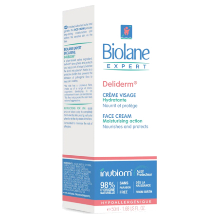 Biolane Expert Deliderm Crème Visage, 50 ml