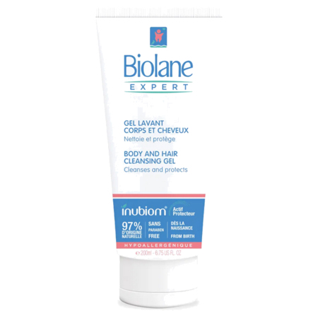 Biolane Expert Gel Lavant Coprs & Cheveux, 200 ml