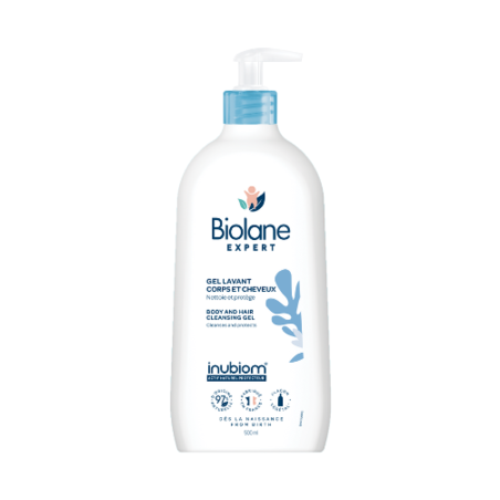 Biolane Expert Gel Lavant Corps et Cheveux, 500 ml