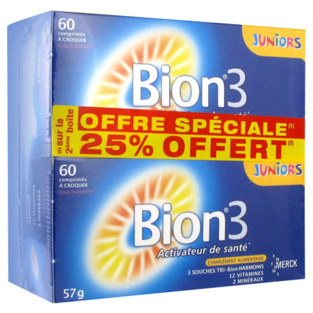 Bion 3 juniors comprime a croquer 60 x2