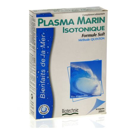 Biotechnie plasma marin isotonique, 20 ampoules
