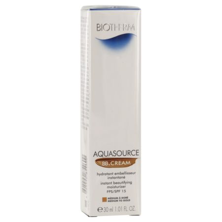 Biotherm aquasource bb cream med dore spf15, 30 ml de crème dermique