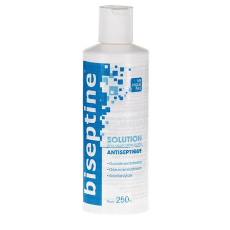 Biseptine, flacon de 250 ml de solution pour application locale