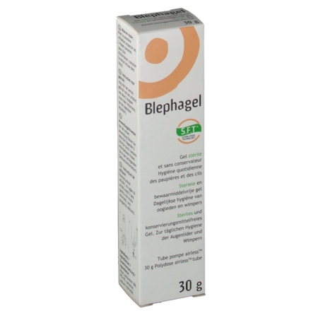 Blephagel gel nettoyant paupieres cils, 30 g