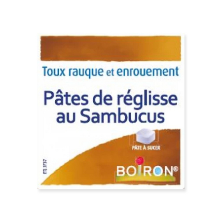 Boiron Pâtes de Réglisse au Sambucus, 70 g