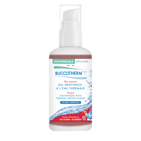 Buccotherm dentifrice rechargeable fraise enfant 2-6 ans