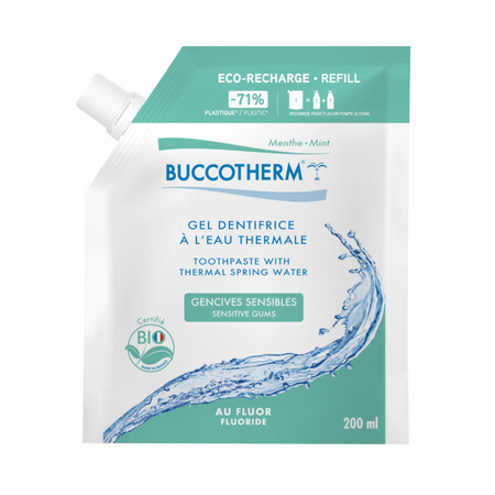 Buccotherm éco-recharge dentifrice gencives sensibles, 200 ml
