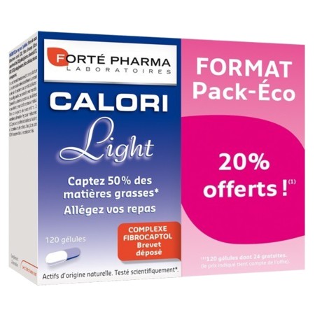 Forté pharma calorilight 120 gélules dont 24 offertes