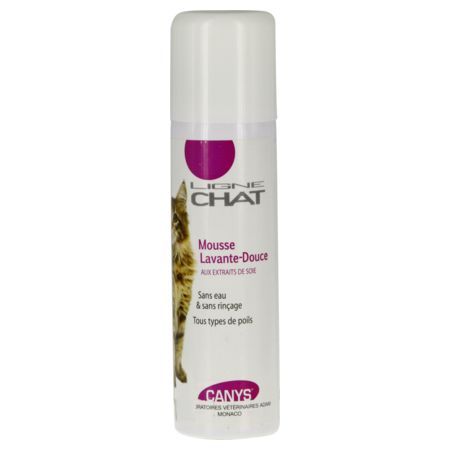 Canys mousse lavante douce pour chat et chaton - 150ml