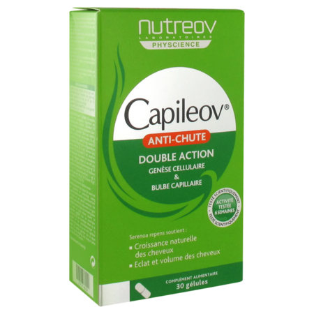 Nutreov capileov anti-chute double action - 30 gélules