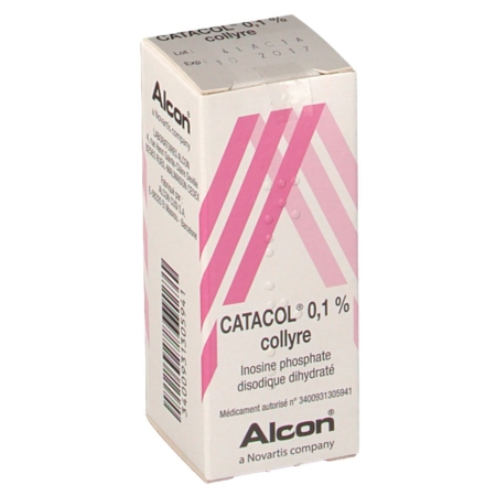 Catacol 0,1 %, flacon de 10 ml de collyre