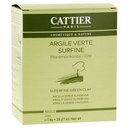Cattier argile verte surfine <77 microns - 1kg