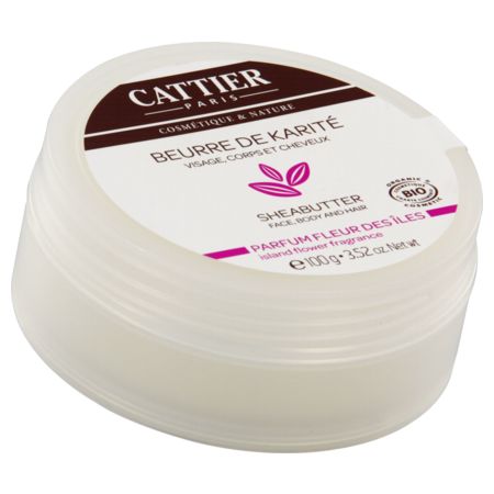 Cattier beurre karite parfum fleur iles, 100 g