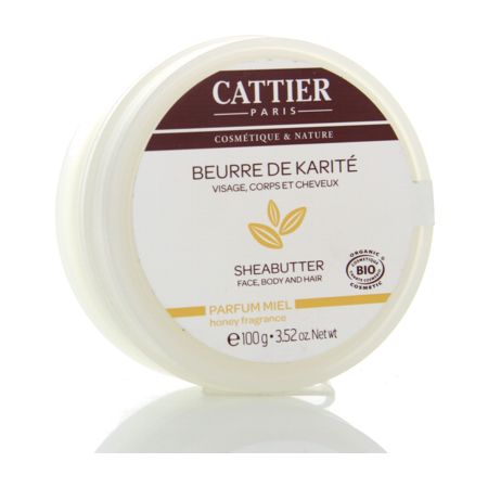 Cattier beurre karite parfum miel, 100 g