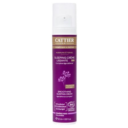 Cattier Murmure Éternel Sleeping Crème Liquide Lissante Bio, 50 ml