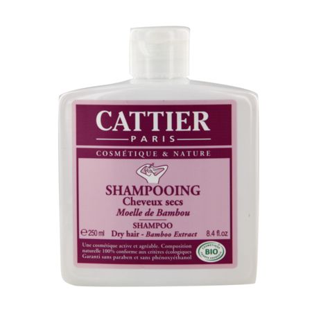 Cattier shampooing bio moelle de bambou cheveux secs - 250ml