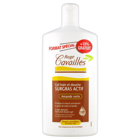 Cavailles bain/douche amande verte 300ml