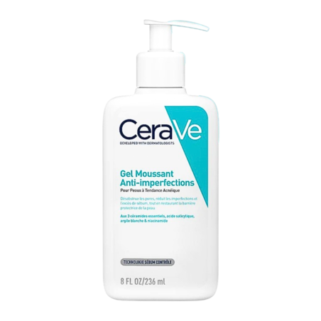 CeraVe Acné Gel Moussant Anti-Imperfections, 236 ml