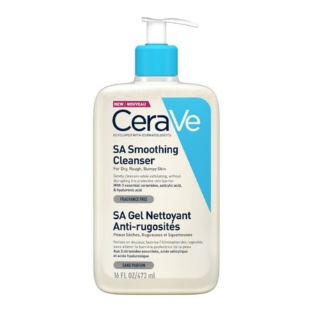 Cerave SA Gel nettoyant anti-rugosité, 473 ml