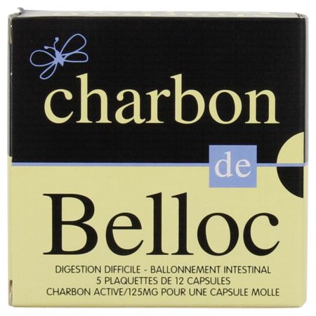 CHARBON DE BELLOC 125 mg Capsule molle (Boîte de 36)