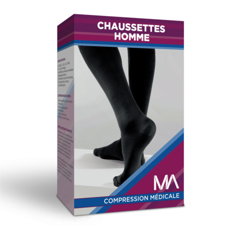  CHAUSSETTES HOMME MA T2 LONG MARINE