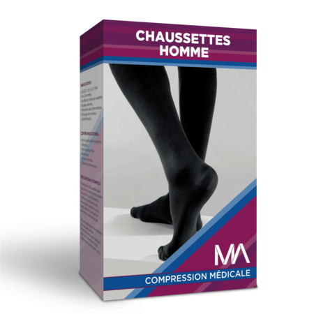  CHAUSSETTES HOMME MA T1 NORMAL NOIR