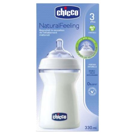 Chicco biberon 3m+ 330ml flux variable