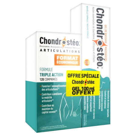 Chrondostéo+ comprimés 120 et gel 100 ml