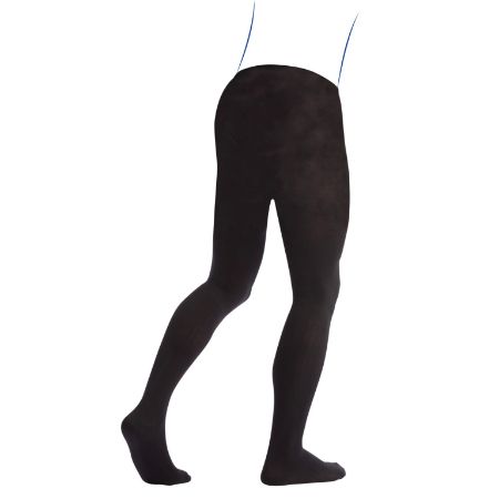 Collant City Confort Coton C2 Noir Taille 2 Normal    