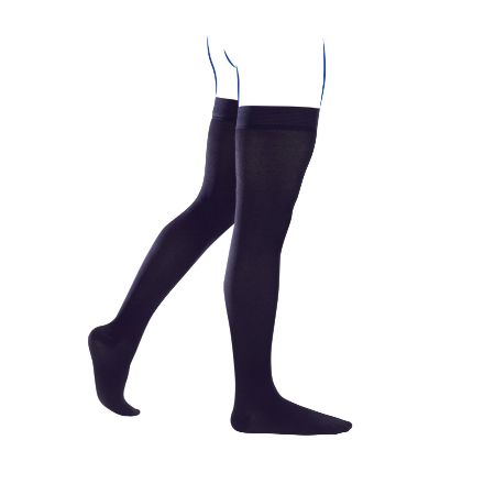 Bas-Cuisse City Confort Fil Ecosse C2 Noir Taille 1 Normal    