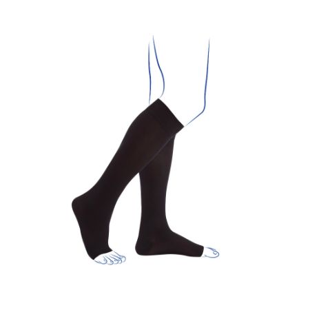 Chaussettes PO City Confort Fil Ecosse C2 Noir Taille 4 Normal