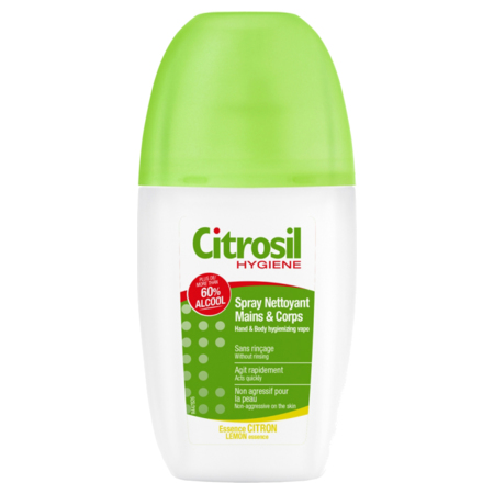 Citrosil Hygiène Spray Nettoyant Mains & Corps, 75 ml
