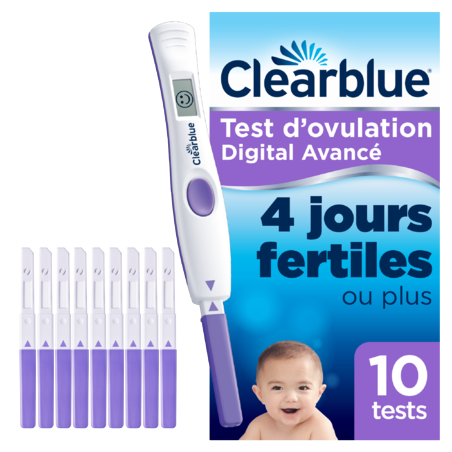 Clearblue test ovulation avec lecteur de 2 hormones