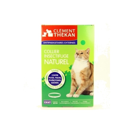 Clément-thékan collier insectifuge naturel -  chat