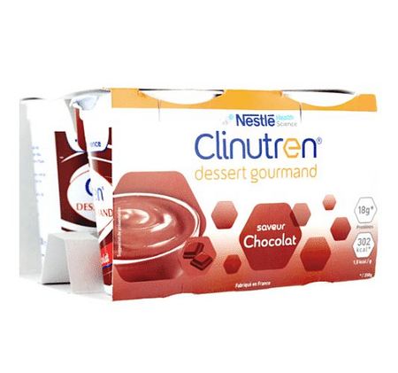 Clinutren Dessert Gourmand Chocolat, 4 x 200g