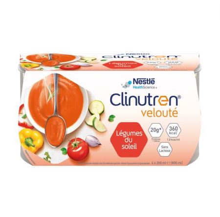 Clinutren Velouté Légumes du Soleil, 4 x 200 ml