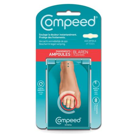 Compeed ampoules pans special orteils b/8