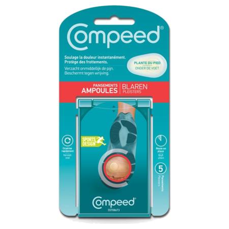 Compeed pansement ampoules plante du pied 5 unités