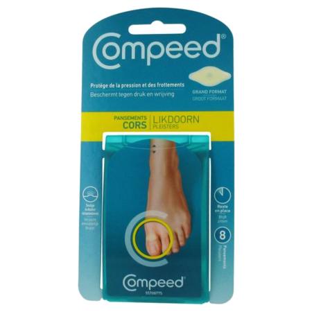 Compeed pansement cors grand format 8 unités