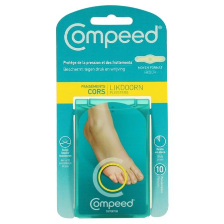 Compeed pansement cors moyen format 10 unités