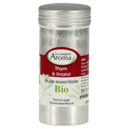 Comptoir aroma thym doux à linalol - huile essentielle bio - 5ml