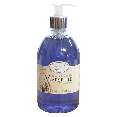 Comptoir bain savon marseille olive lavand, 500 ml de savon liquide