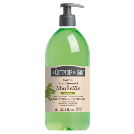 Comptoir du bain savon traditionnel de marseille verveine 1l