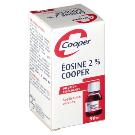 Cooper eosine solution aqueuse 2 %, 50 ml