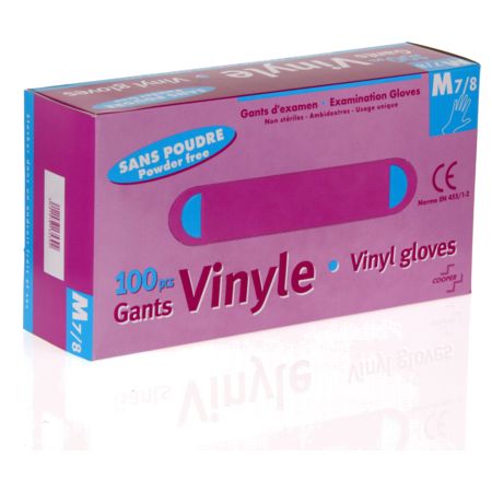 Cooper gant examen vinyle non poudre  m 100