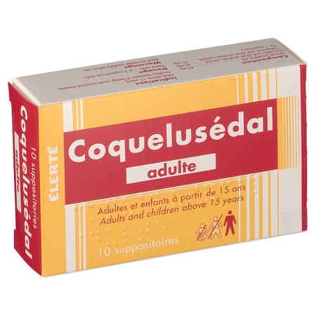 Coquelusedal adultes, 10 suppositoires