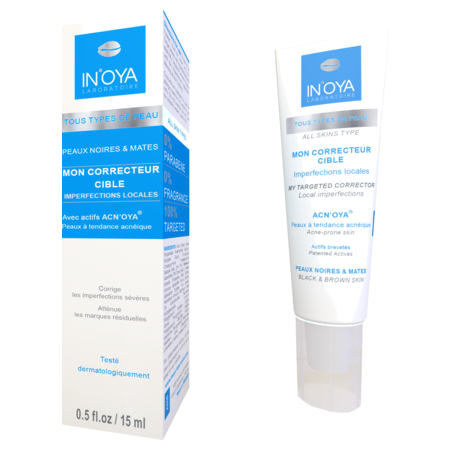 Correcteur cible imperfections locales acn'oya, tube de 15 ml de gel-crème
