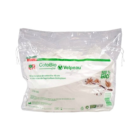 COTOPADS RECT BIO 100 UNITES