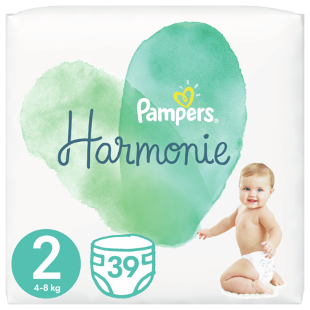 Couches Pampers Harmonie GEANT T2 4-8 kg